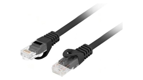 Patch cord U/UTP Cat: 6 RJ45 wtyk z obu stron linka Cu 15m PCU6-10CU-1500-BK