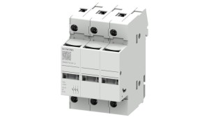 Podstawa bezpiecznikowa do wkładek cylindrycznych 1038 mm 32A 3P z diodą LED 3NW7034-2