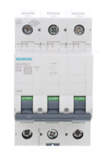 Wyłącznik nadprądowy 3P C 50A 6kA AC 5SL6350-7