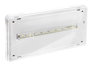 Oprawa awaryjna EXIT IP65 1W 1h dwuzadaniowa biała ETE/1W/C/1/SA/X/WH