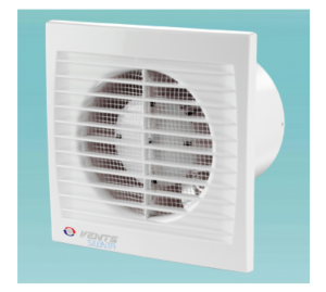 Wentylator osiowy fi 125 230V 9,3W 148m3/h 31dB cichy łożyska kulowe wyłącznik czasowy plus higrostat 125SILENTA-STHL
