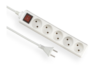 Przedłużacz z wyłącznikiem ECONOMIC 5-gniazd z/u 1,5m /H05VV-F 3x1/ EPS-501,5W