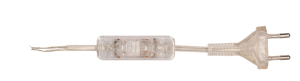 Sznur przyłączeniowy z wyłącznikiem SP/W-190cm bezbarwny SP/W-190/2X0,5/-BZB YNS10000498