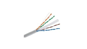 Kabel Skrętka Kat 6 UTP Drut 305m Box Szara 100 Miedzi