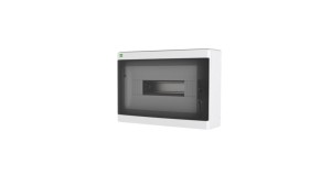Rozdzielnica modułowa ELEGANT 1x12 PE+N natynkowa IP40 PE+N drzwi dymne 2424-01