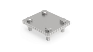 Złącze uniwersalne odgałęźne 80x70mm nierdzewne 14.3 NI /91400305/