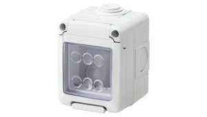 Obudowa do gniazd COMBI IP55 szara 7035 GW27042
