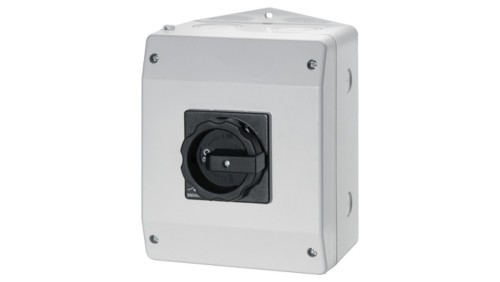 Rozłącznik główny w obudowie 3P 25A 9.5kW AC23A 400V pokrętło czarne 3LD2164-0TB51