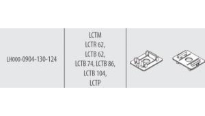 Trzymacz na szynę DIN do prze.LCTB62-104 Uchwyty do montażu przekładników na szynę DIN 35 mm LH000-0904-130-124