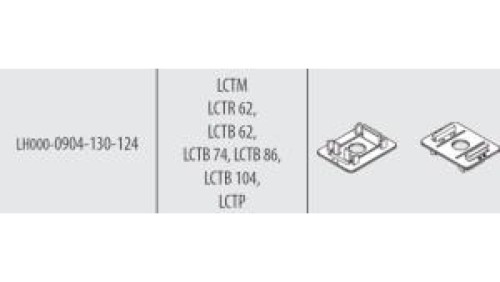 Trzymacz na szynę DIN do prze.LCTB62-104 Uchwyty do montażu przekładników na szynę DIN 35 mm LH000-0904-130-124