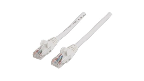 Patch Cord Cat6 UTP 1,0M Biały 100 Miedź ICOC U6-6U-010-WH