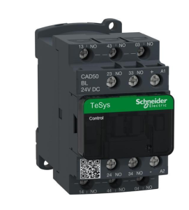 TeSys Deca Stycznik pomocniczy TeSys Deca, 5 Z 24 V DC cewka o niskim zużyciu CAD50BL