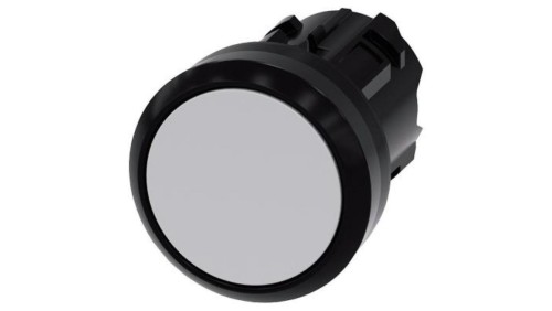 Przycisk 22 mm tworzywo szary płaski z samopowrotem SIRIUS ACT 3SU1000-0AB80-0AA0