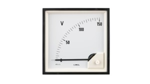 Woltomierz analogowy 72x72 N IP50 A61 150V pozycja pracy C3 K=90 st. bez atestu KJ MA17N A61200000000