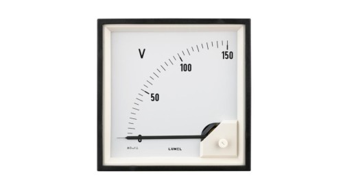 Woltomierz analogowy 72x72 N IP50 A61 150V pozycja pracy C3 K=90 st. bez atestu KJ MA17N A61200000000