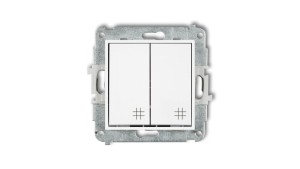 ICON Mechanizm łącznika podwójnego krzyżowego biały IWP-66