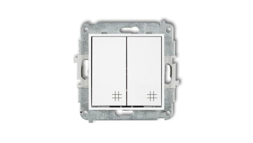 ICON Mechanizm łącznika podwójnego krzyżowego biały IWP-66