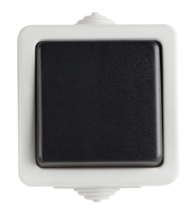 TEKNO Łącznik jednobiegunowy śrubowy 10AX 250V szary IP54 25348