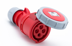 Gniazdo przenośne 16A 4P 400V czerwone IP67 SHARK 2142-6