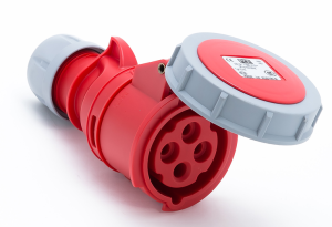 Gniazdo przenośne 32A 4P 400V czerwone IP67 SHARK 2242-6