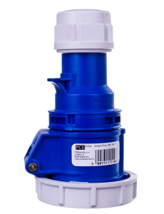 Gniazdo przenośne 16A 3P 230V niebieskie IP67 SHARK 2132-6