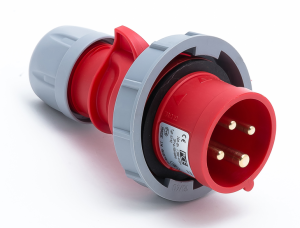 Wtyczka przenośna 32A 4P 400V czerwona IP67 SHARK 0242-6