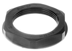 Nakrętka poliamidowa M32 SKINTOP GMP-GL-M 32x1,5 czarny 53119140