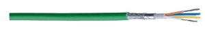 Kabel PROFINET 4x22AWG kat.5e PVC linka zielony BL-70007E.01B100 /100m/