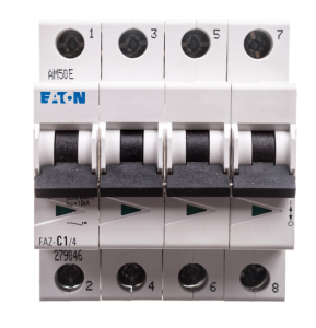 Wyłącznik nadprądowy 4P C 1A 15kA AC FAZ C1/4 279046