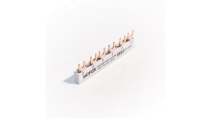 Szyna łączeniowa widełkowa QuickBar, 3-polowa, przekrój 10mm, typ E, długość 6 modułów MEF30610A00