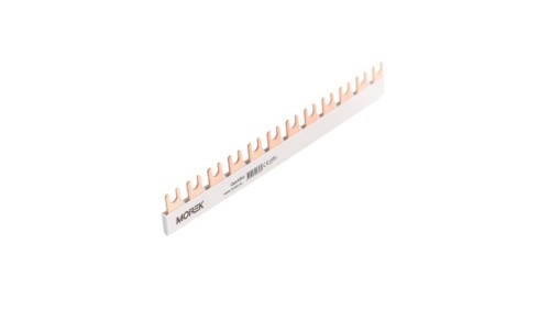 Szyna łączeniowa widełkowa QuickBar, 4-polowa, przekrój 16mm, typ E, długość 12 modułów MEF41216N00