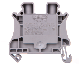 Listwa zaciskowa przepustowa 2-przewodowa 0,5-16mm2 szara UT 10 3044160