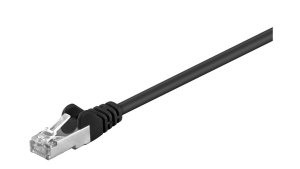 Kabel krosowy patchcord F/UTP kat.5e CCAczarny 5m 68662
