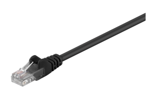 Kabel krosowy patchcord U/UTP kat.5e CCA czarny 5m 68651