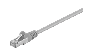 Kabel krosowy patchcord F/UTP kat.5e CCA szary 5m 50130