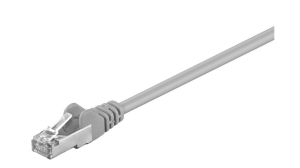 Kabel krosowy patchcord SF/UTP kat.5e CCA szary 7,5m 50148