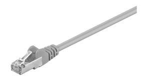 Kabel krosowy patchcord SF/UTP kat.5e CCA szary 10m 50149