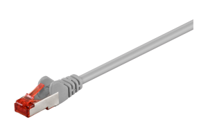 Kabel krosowy patchcord S/FTP (PiMF) kat.6 LSZH szary 10m 50891