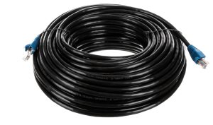 Kabel krosowy outdoor patchcord U/UTP kat.6 CCA czarny 30m 94393