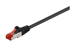 Kabel krosowy patchcord S/FTP (PiMF) kat.6 LSZH czarny 10m 68694