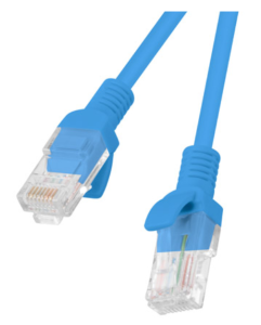 Kabel krosowy patchcord U/UTP kat.5e 1,5m niebieski PCU5-10CC-0150-B