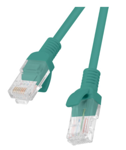 Kabel krosowy patchcord U/UTP kat.5e 2m zielony PCU5-10CC-0200-G