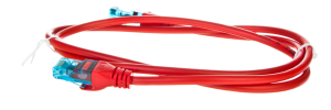 Kabel krosowy (Patch Cord) U/UTP kat.5e czerwony 1m DK-1512-010/R