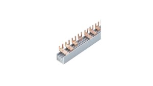 Szyna łączeniowa widełkowa MCB, 4-polowa, przekrój 10 mm, typ T, długość 56 modułów MEF45610N00