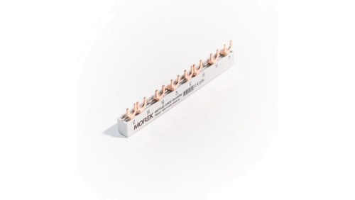 Szyna łączeniowa widełkowa QuickBar, 4-polowa, przekrój 10mm, typ E, długość 8 modułów MEF40810N00