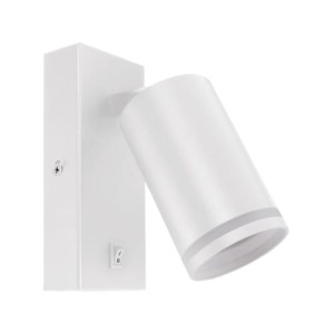 Kinkiet biały IP20 ruchomy ZULA WLL GU10 35W Ideus 03997