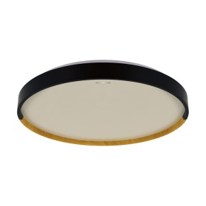 Plafoniera hermetyczna 24W LED 4100K 2820lm okrągła czarna FARNA Ideus 04156