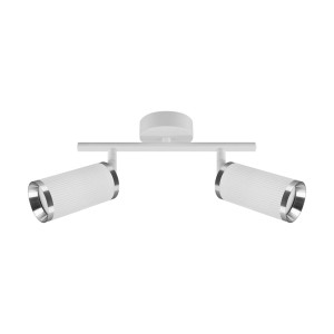 Kinkiet biały chrom IP20 ruchomy FRIDA SPT 2xGU10 35W Ideus 04200