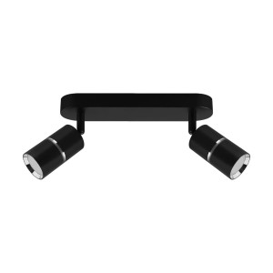 Kinkiet czarny chrom IP20 ruchomy DIOR SPT GU10 2L 2x35W Ideus 04262