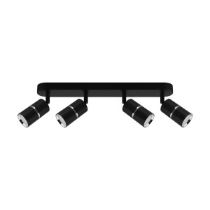 Kinkiet czarny chrom IP20 ruchomy DIOR SPT GU10 4L 4x35W Ideus 04266
